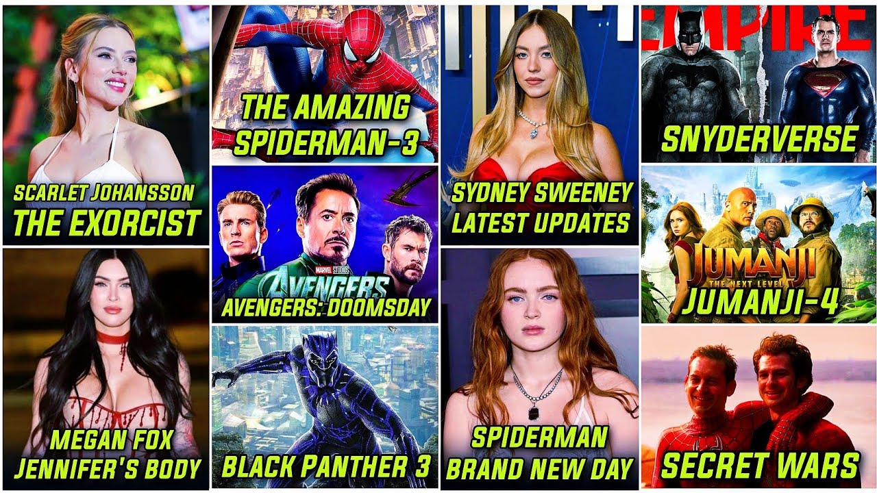 Avengers Doomsday : Spiderman 4 : TASM3 : Snyderverse : Jumanji 4 : Black Panther 3 : Marvel news