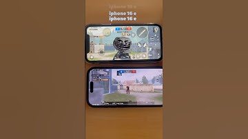 iphone 16e vs iphone 16 pro bgmi test