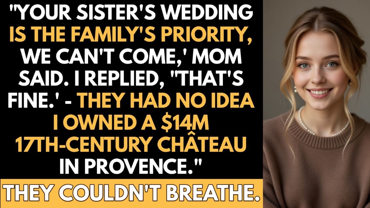 My Parents Chose My Sister’s Wedding—So I Married at My $14M Château in Provence. Then…