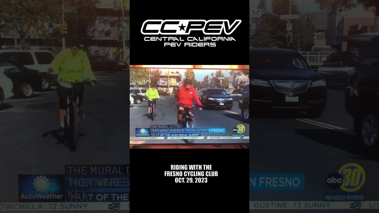 2 CCPEV riders & the Fresno Cycling Club on the news / 