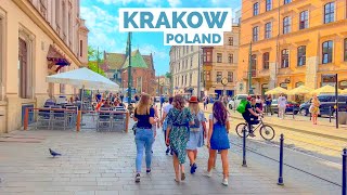 Krakow, Poland 🇵🇱 - Summer 🌞 Walking Tour 4K-HDR  (▶126 min)