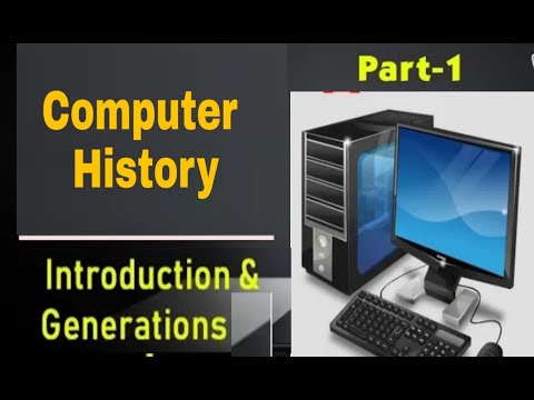 Computer introduction and Generation, Computer education part 1