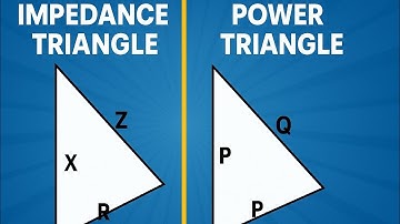 Impedance triangle and power triangle| AC fundamental | Electrical engineering