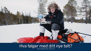 Hva følger med ditt nye telt?