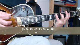 Jazz Guitar - The Bebop Dorian Scale chords