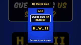 Can tou Guess the US states by missing letter #usa #usstates... #Shorts #quizhub73