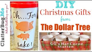 DIY Christmas Gift Ideas From The Dollar Tree