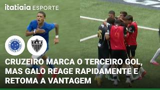 CRUZEIRO BRIEFLY TIES THE GAME, BUT ATLÉTICO RESPONDS IMMEDIATELY TO RETAKE THE LEAD