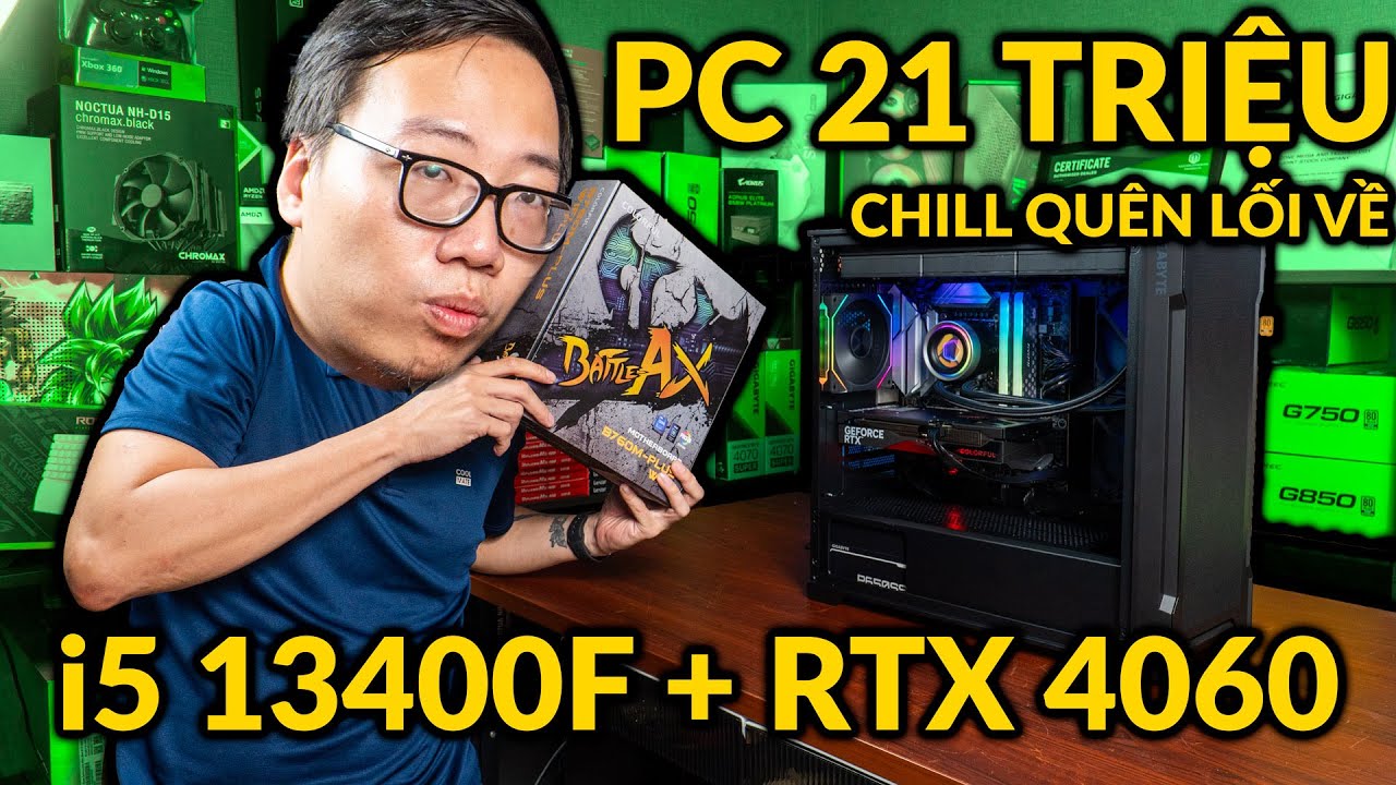 Change the Wind with Full Colorful PC Build : i5-13400F + Change the Wind with Full Colorful PC Build : i5-13400F +