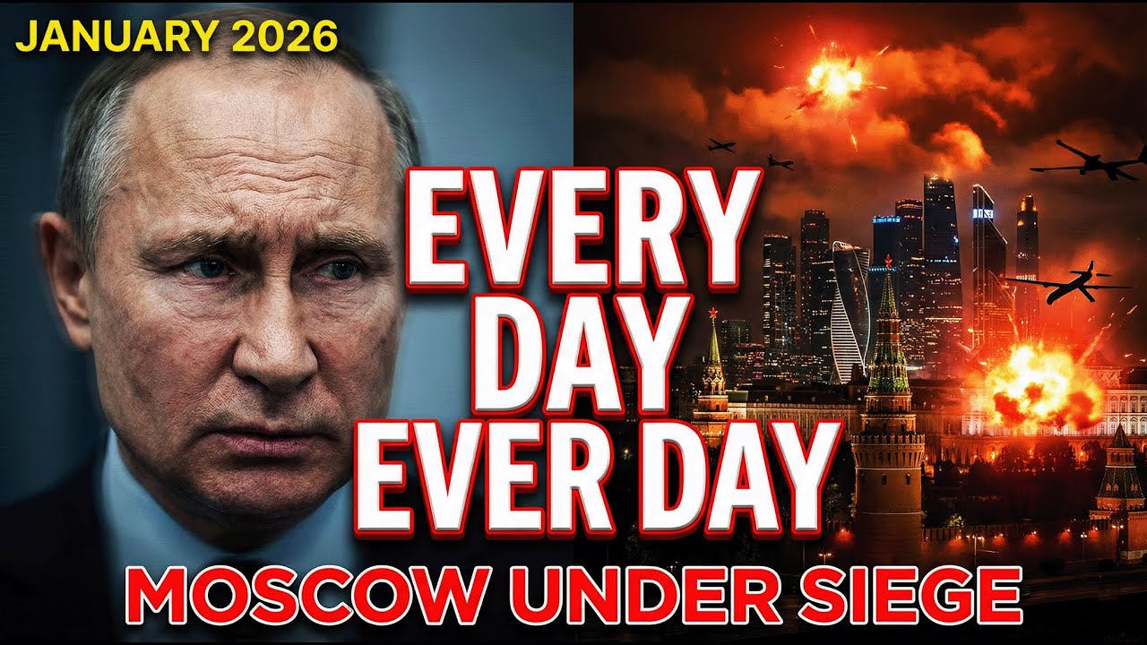 Moscow Under DAILY Drone Attack - Putin's Air Defense FAILING (2026)