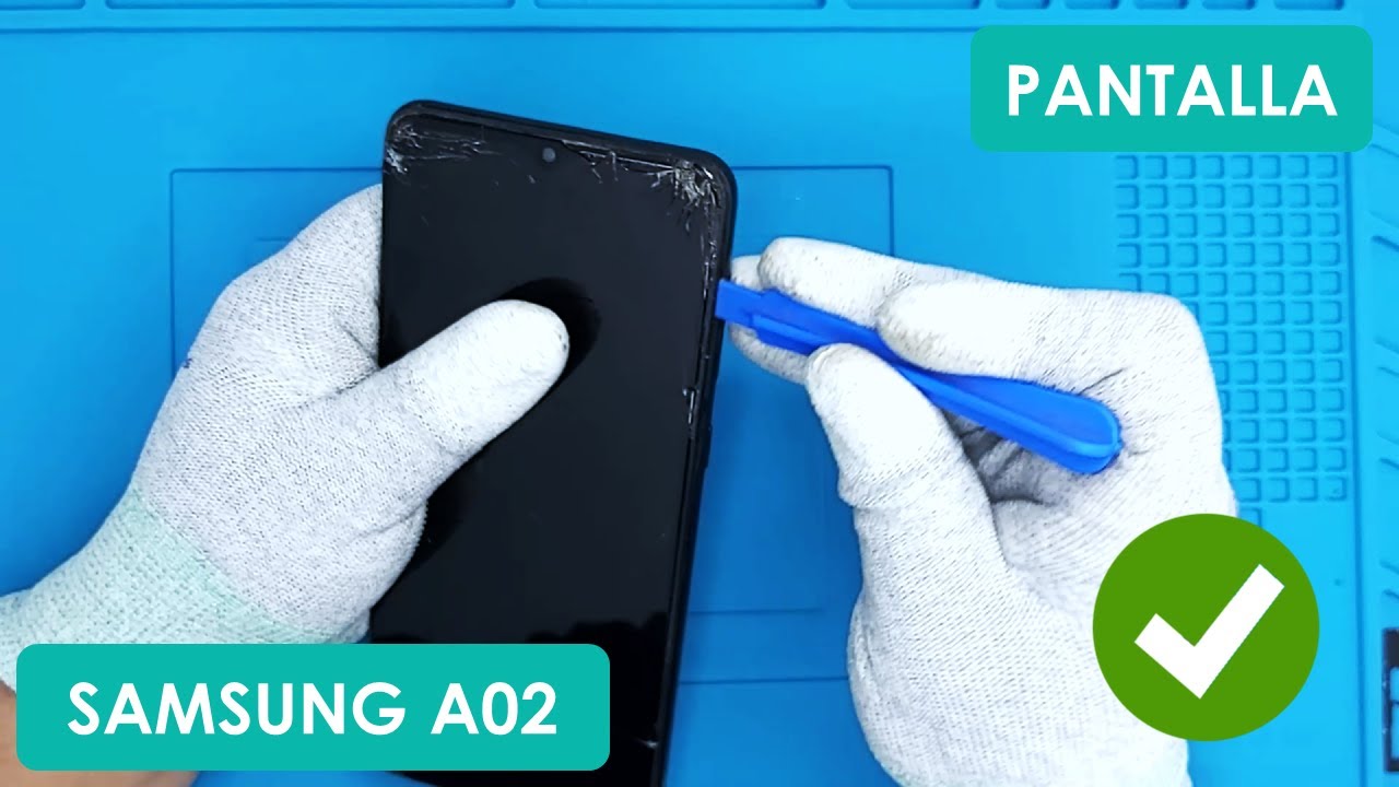 Cambiar Pantalla Samsung Galaxy A02 | Destapar - YouTube