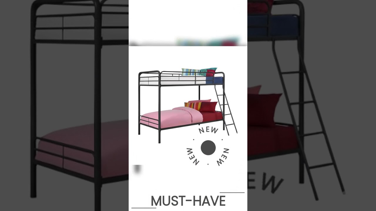 Hostel Double Bunk Bed 1900L X 760D mm (Welded Mesh 100 X 100 mm with Welded Ladder)
