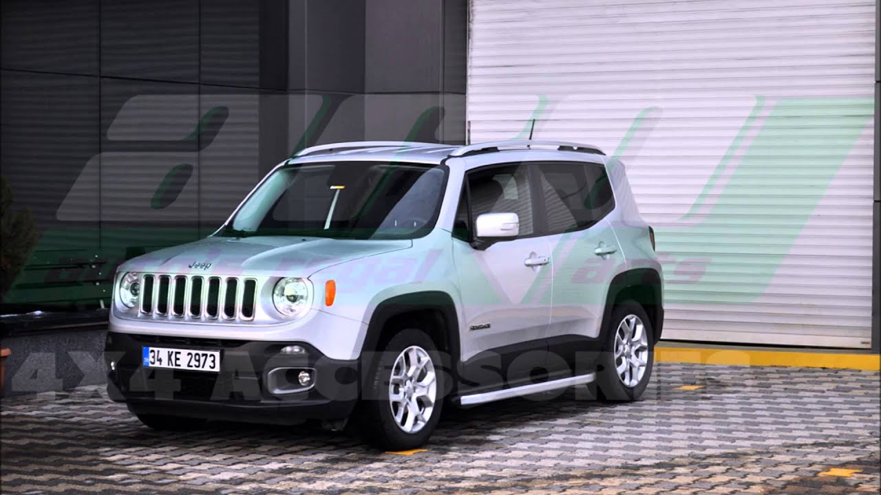 JEEP RENEGADE NS SIDE STEPS RUNNING BOARD - YouTube