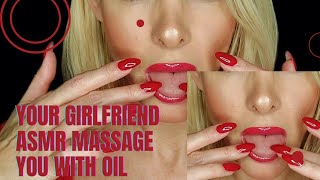 your girlfriend massage you with oil/La tua fidanzata  ti fa un massaggio #asmr #roleplay #oil