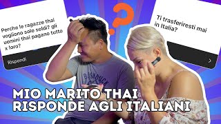 Mio marito Thai ha confessato che vuole vivere in Italia 🥲 Q&amp;A con le vostre domande, Mua risponde