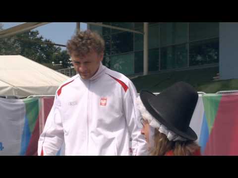 Men's long jump T36 | Victory Ceremony | 2014 IPC Athletics European Championships Swansea