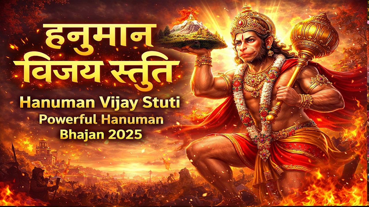 हनुमान विजय स्तुति | Hanuman Vijay Stuti | Powerful Hanuman Bhajan 2025