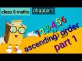 Class 6 maths chapter1 | mathematics | Ascending order |
