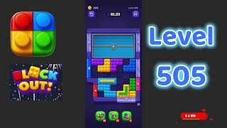 Block Out Level 505 Walkthrough | Solutionguruji | Gameplay Color Sort Puzzle