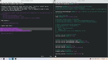 NixOS 6: Fingerprint Reader, KDE Connect, Emacs, Git, Zsh on Thinkpad P51 and Final Thoughts