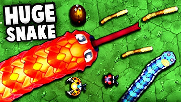 GIANT Snake Best Tactic!  MOST FUN GAME! (Little Big Snake Gameplay - Next Slither.io Io Game)
