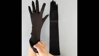 サテン50cm手袋　400−350　Satin 50cm gloves
