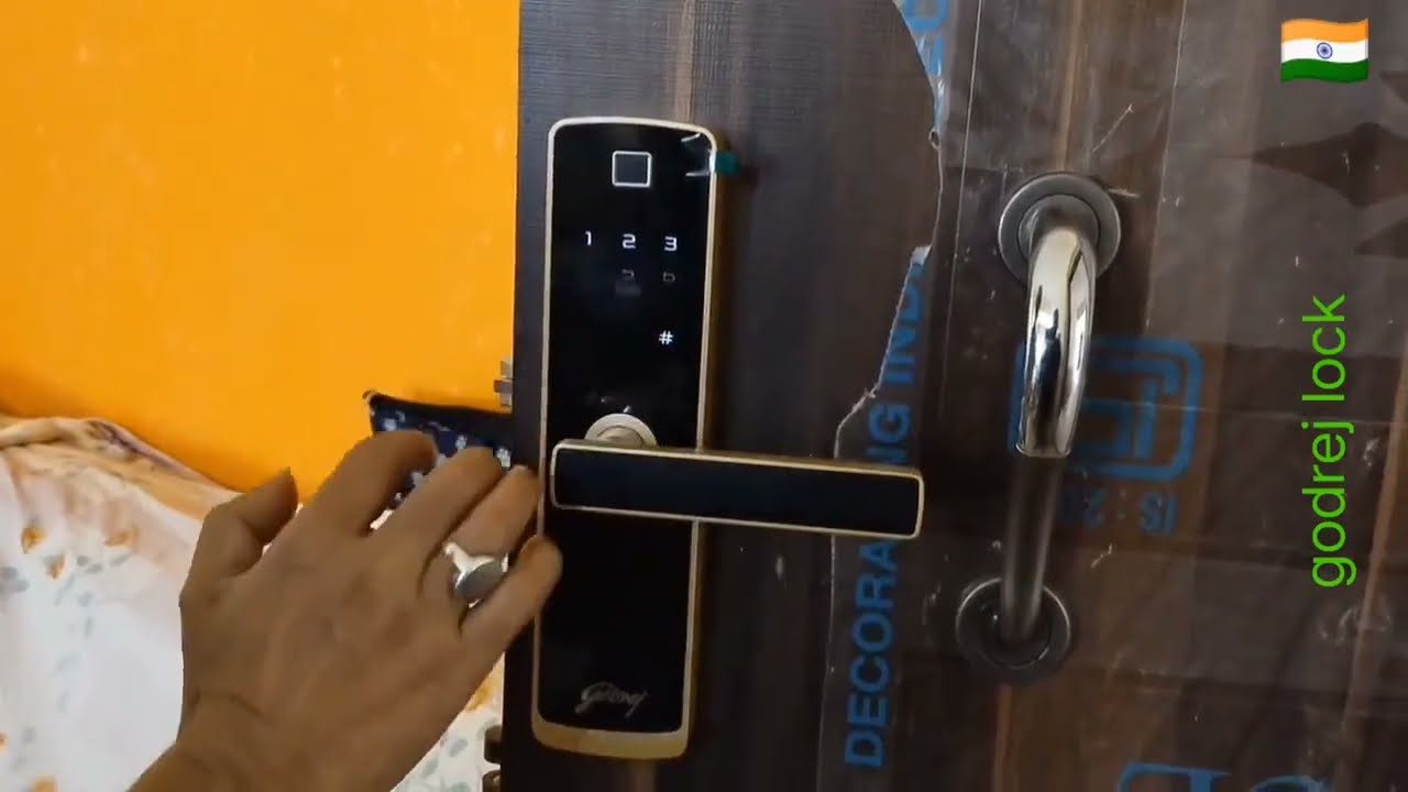 How to Install Godrej Catus Touch Plus Home Safety Smart Door Lock..