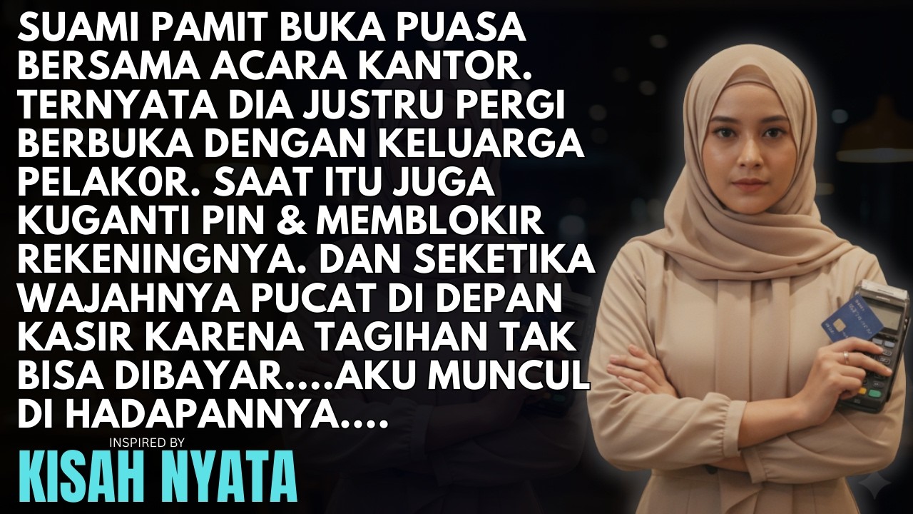 SUAMI PAMIT BUKBER KANTOR, TERNYATA BERSAMA PELAK0R! SALDO KUBL0KIR, DIA PUCAT PAS BAYAR DI KASIR.