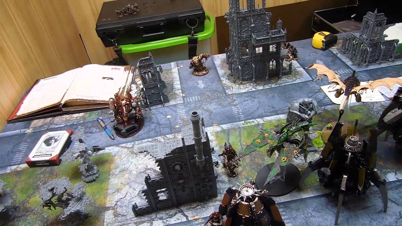 Tyranids vs Chaos Space Marines Warhammer 40k Battle Report (7ed ep15 ...