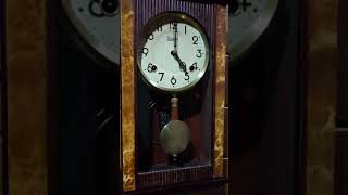 協立時計 Mastery宮型ゼンマイ振り子時計 - YouTube