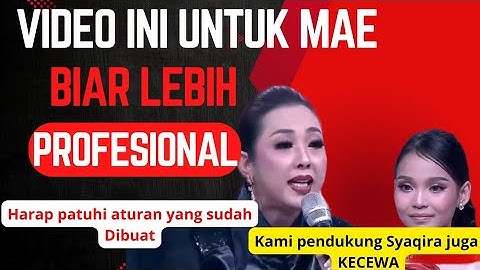 Deze video is speciaal voor de jury, in het bijzonder Mae Soimah #valen#syaqirasalahlyrics#viral ...