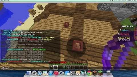 Mineplex another hacker! Bow spam hacks Idk what it is called