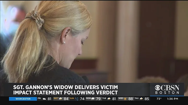 Yarmouth Police Sgt. Sean Gannon's Widow Reads Vic...