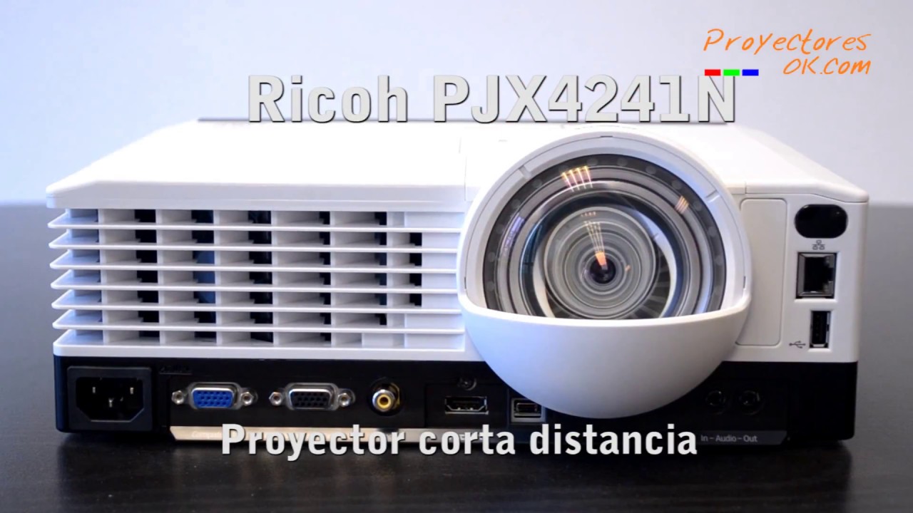 Proyector de corta distancia económico Ricoh PJX4241N - ProyectoresOK 