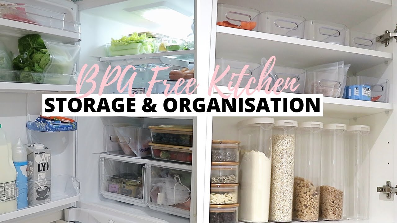 BPA FREE FRIDGE STORAGE AND ORGANISATION + KITCHEN CUPBOARD STORAGE
