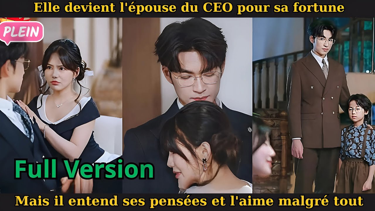 Elle devient l'épouse du CEO pour sa fortune, mais il entend ses pensées et l'aime malgré tout#drama