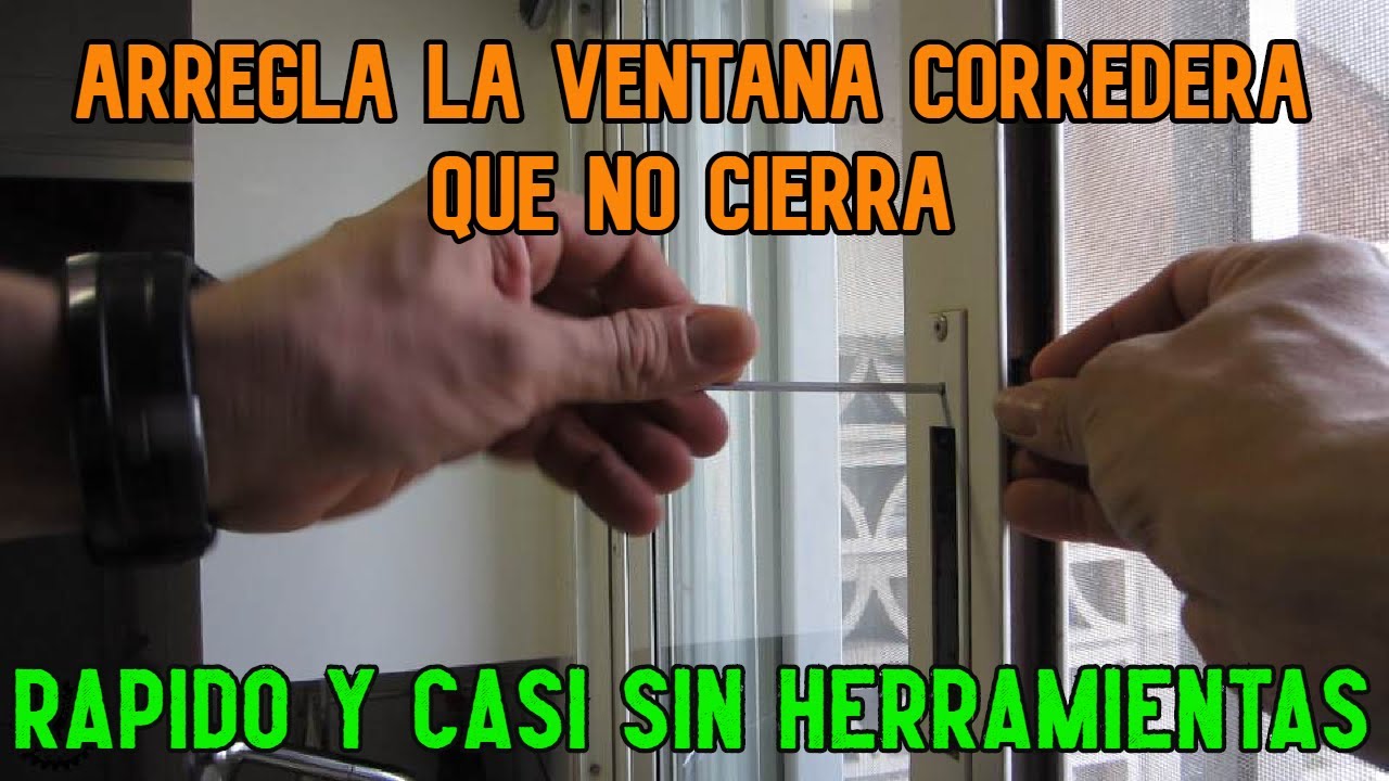 ▷🛠CAMBIAR CIERRE VENTANA ALUMINIO⌛▷ 1/2 arreglar ventana