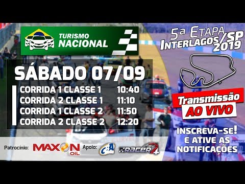 ETAPA 05 - CORRIDAS 1 E 2 | INTERLAGOS/SP - TURISMO NACIONAL