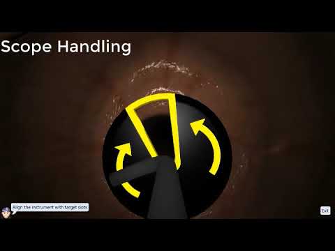 Fundamental EndoSim tasks for Scope, Knob and Button handling