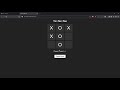 Tic Tac Toe Game Using HTML CSS &amp; JavaScript 🔥