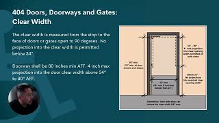 BlueDAG Accessibility Minute: 2010 ADAS – Doors, Doorways, and Gates Clear Width