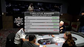 REGULAR JOE POKER SHOW $1/$3 LIVE FROM THE RESERVE POKER CLUB IN TOLEDO, OH 10/20/26
