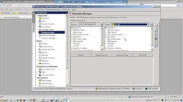 use Metadata Manager (MDM) to apply a changelist to an ORS