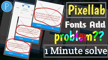 how to add custom font in pixellab 2024| pixellab font add problem| ফ্রন্ট অ্যাড করার সমস্যা সমাধান|