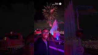 The letter A BNSF Train yard in Kansas City, MO, having a celebration railfan firework show, #bnsf