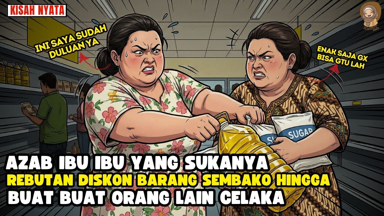 AZAB IBU IBU YANG SUKANYA REBUTAN PROMO SEMBAKO HINGGA BUAT ORANG MENDERITA II SINETRON AZAB