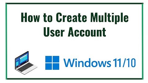 Which two user accounts are automatically created when a user installs Windows to a new computer