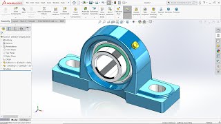 Pillow Block Bearing in SolidWorks