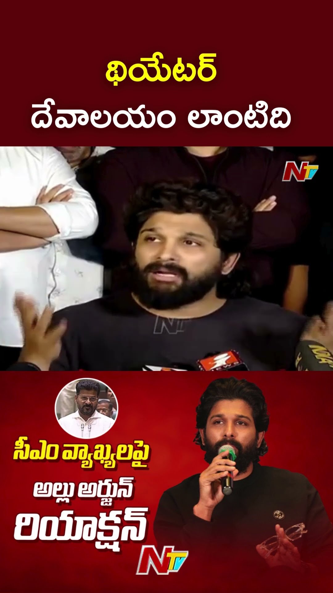 మీ మనసులు గెలవాలని అనుకున్న : Allu Arjun l NTV
