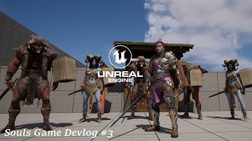 Unreal Souls Game Devlog 3, AI Behaviour Tree / Ragdoll / Patrol System / Component visualizer
